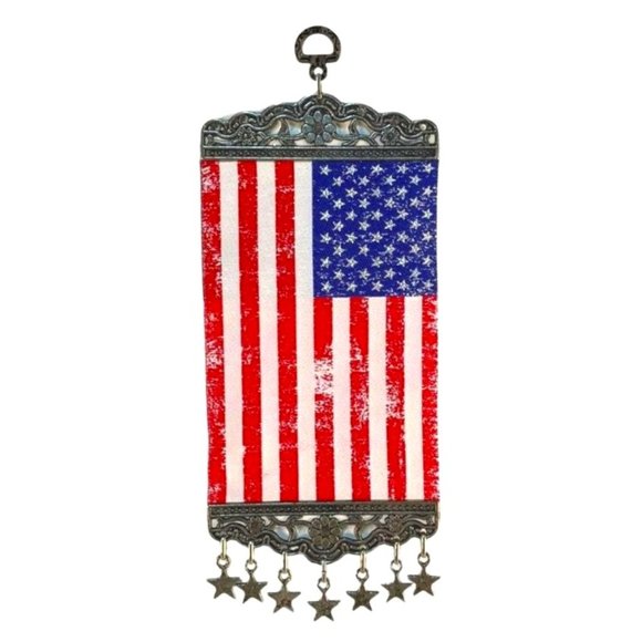 10"x4" Mini Hanging Carpet USA Flag Theme - Picture 1 of 2